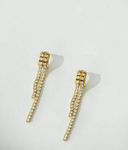 Crystal Tassel Earrings