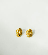 Load image into Gallery viewer, 18K Gold Contemporary Oval Earrings
