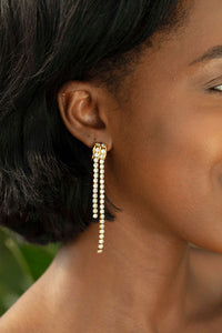 Crystal Tassel Earrings